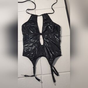 Sleek Black Women's Bodysuit #545